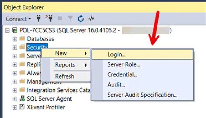 How do I create a user login in SQL?