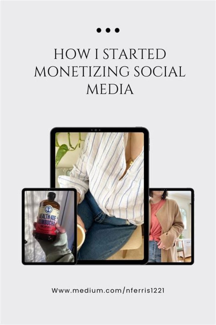 How do I monetize my social media?