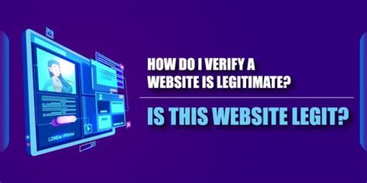How do I verify a website is legitimate?
