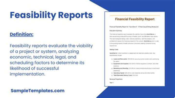 How do you write a business feasibility report?