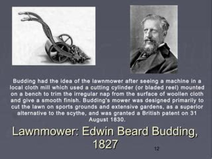 What did Edward Beard Budding invent?