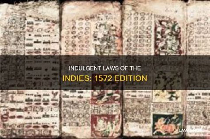 What did the Law of the Indies in 1573 do?