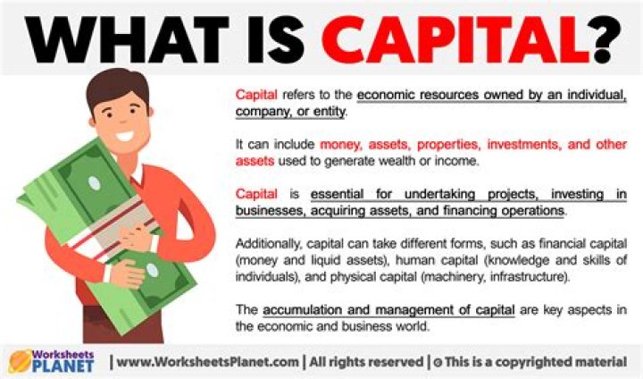 What does capital funding mean?
