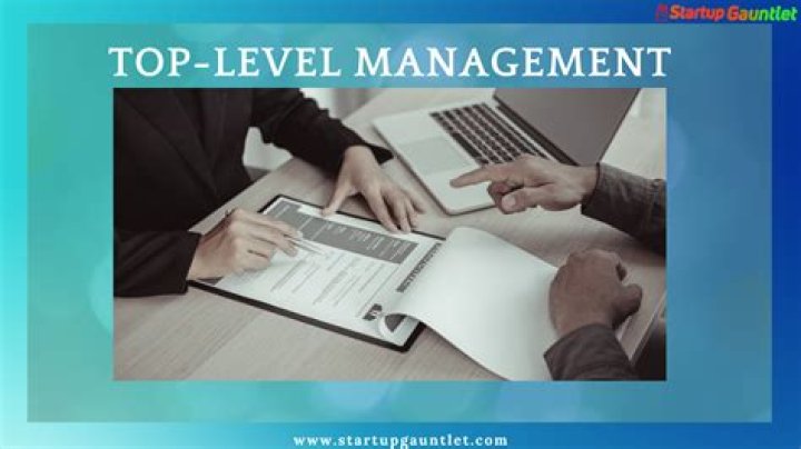 What does top level managers mean?
