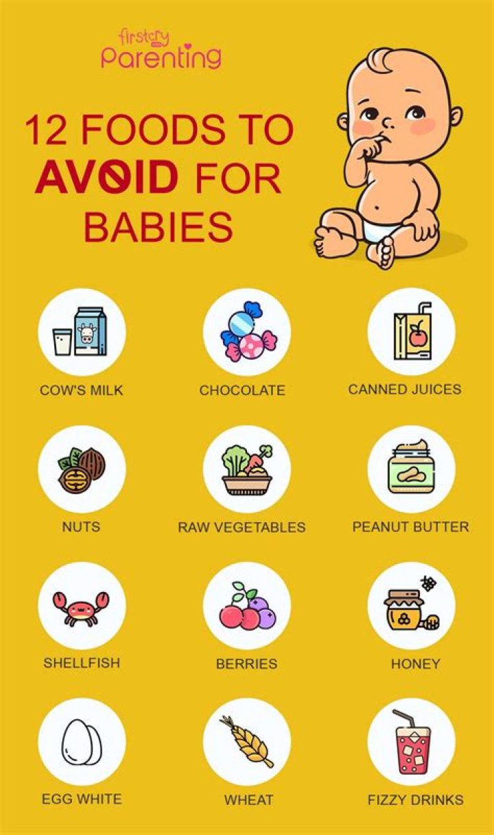 What foods should 1 year old avoid?