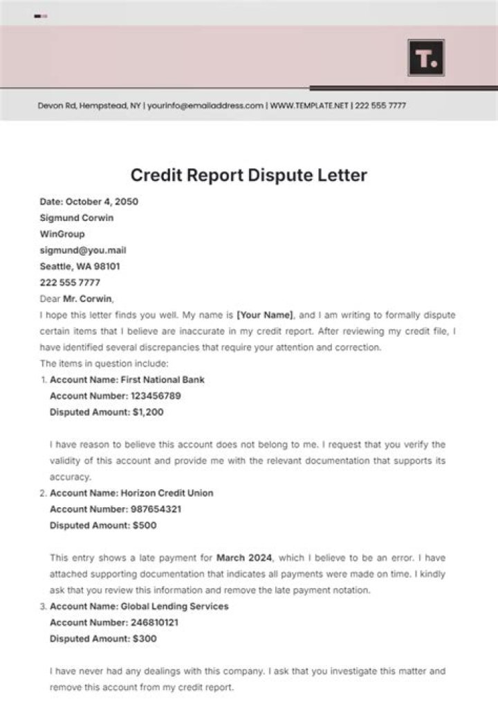 What happens when you dispute an error on credit report?