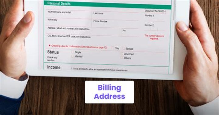 What is a billing address example?