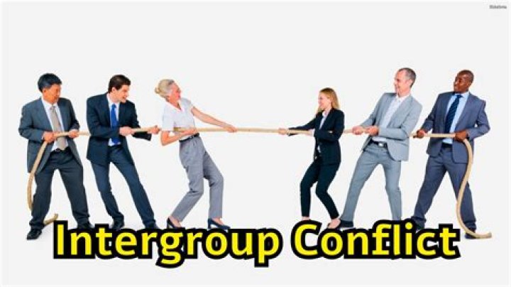 What is meant by inter group conflict?