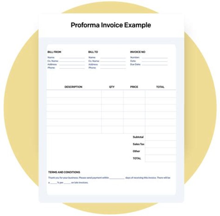What is pro forma certificate?