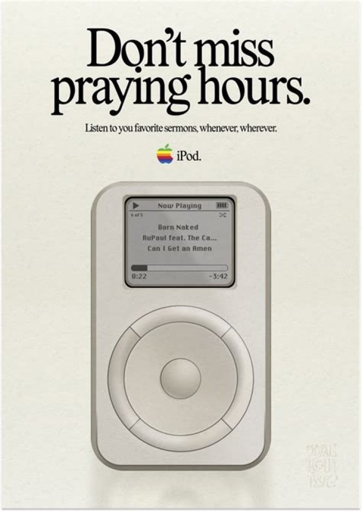 What is the first iPod commercial song?
