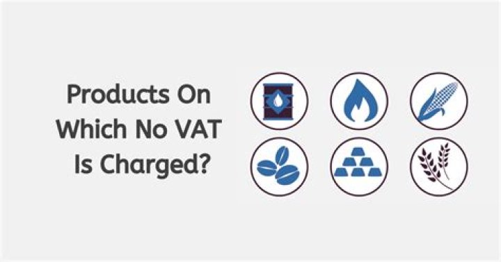 What items are not charged VAT?
