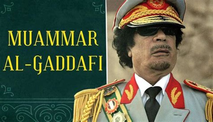 What race is Gaddafi?