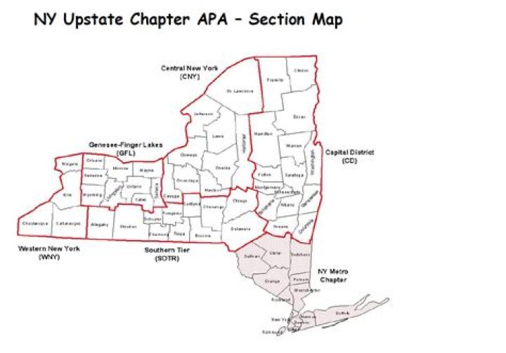 What states are in upstate New York?