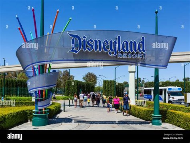 What street is the entrance to Disneyland?