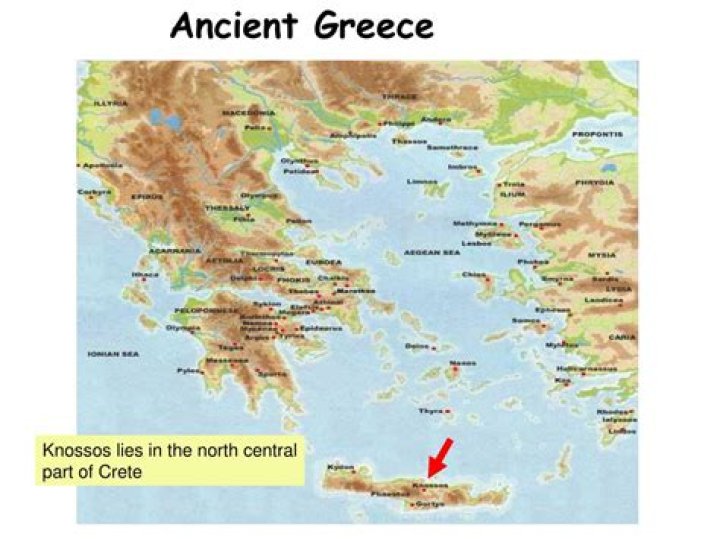 Where is Knossos located in ancient Greece?